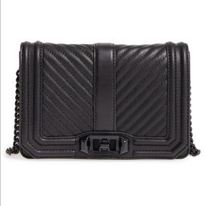 Rebecca Minkoff Small Love Leather Crossbody
